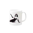 SIXTY-NINE FACTORYのpinup girl Mug :right side of the handle