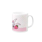 💗江崎びす子officialスズリ💗のメンヘラチャンねそべり Mug :right side of the handle