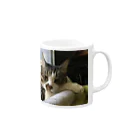 よみちの不機嫌猫ちゃん Mug :right side of the handle