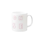 mimitabDECK.Kの自分を愛せ（LOVE YOURSELF色） Mug :right side of the handle