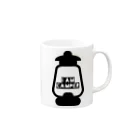 onezsideのI AM CAMPER Mug :right side of the handle