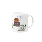 ぺんぎん丸の泳ごうよ！アクアリウム Mug :right side of the handle