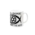 AURA_HYSTERICAのMISKATONIC LIBRARY STAFF Mug :right side of the handle