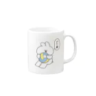 ナポリのSUZURIのバレー部うさちゃん Mug :right side of the handle