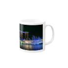 DIABOLOのシンガポール　夜景 Mug :right side of the handle