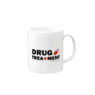 DRUG TREATMENTのDRUG TREATMENT マグカップの取っ手の右面