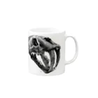 segasworksのSmilodon(skull) Mug :right side of the handle