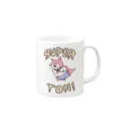 【Yuwiiの店】ゆぅぅぃーのSUPER★TON!! Mug :right side of the handle