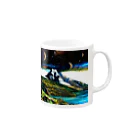 Isseyの宇宙の霊山 Mug :right side of the handle