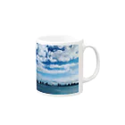 Aloha Blue SkyのSEA Mug :right side of the handle