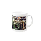 P.O.Humanの夜の光 Mug :right side of the handle