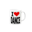 AAAstarsの愛　ハート　DANCE　(　I 　Love　DANCE　） Mug :right side of the handle