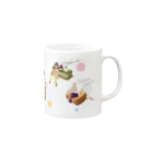 ERIMO–WORKSのSweets Lingerie Mug "SWEETS PARTY" Mug :right side of the handle