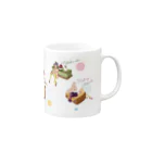 ERIMO–WORKSのSweets Lingerie Mug "SWEETS PARTY" 머그컵の取っ手の右面