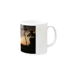 gajumaruのsunset in Hawaii Mug :right side of the handle