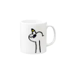 SHINZOKUのあおいのユニコーン Mug :right side of the handle