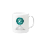 Cardano ADA Nizi Stake Poolの1st block 記念（キーフォルダー） Mug :right side of the handle