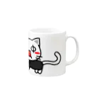 山猫たま@もみねこ堂のもみねこタマグッズ１ Mug :right side of the handle