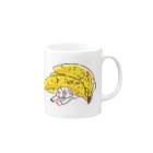 百瀬ガンジィのゴキゲンSHOPのでっかいバナナ Mug :right side of the handle