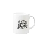 s.panのどこかの女の子 Mug :right side of the handle