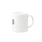 LONESOME TYPE ススのFORK (NAVY) Mug :right side of the handle