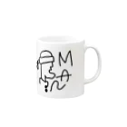 トモエルのお店のMan Mug :right side of the handle