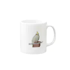 だいふくやのオカメインコのだいふくちゃん Mug :right side of the handle