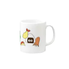 かえるもちの愉快な仲間たち大集合スペシャル Mug :right side of the handle