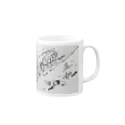 Gai HamasakiのBIG WAVE Mug :right side of the handle