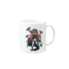 吟遊雑貨のバットガール Mug :right side of the handle