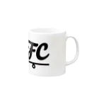 MRFC OFFICIAL GOODSのMRFC ROD LOGO BK マグカップの取っ手の右面