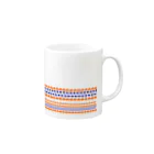 月森のラインきのこ＃002 Mug :right side of the handle