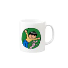 fla3mingoのななめ45°くん Mug :right side of the handle