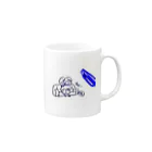 マル可さん雑貨店のお休みちう Mug :right side of the handle