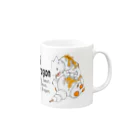 春之助のみたらし団ドラゴン Mug :right side of the handle