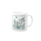 YUTA INUZUKAのスロープドッキー Mug :right side of the handle