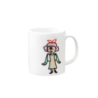 ◆marika◆のGIRL Mug :right side of the handle