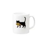 YoakeNecoのかれいねこ Mug :right side of the handle