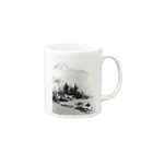 SUPER DEBRISの雪景色 Mug :right side of the handle