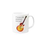 『NG （Niche・Gate）』ニッチゲート-- IN SUZURIのI'M JUST THE GUITARIST! LP h.t. Mug :right side of the handle