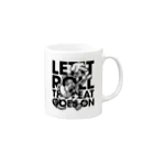 ikinagraphieのLET IT ROLL Mug :right side of the handle