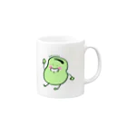 🌱🥜そらまめのそらまめグッズ Mug :right side of the handle