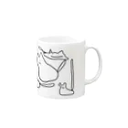 八雲のねこ Mug :right side of the handle