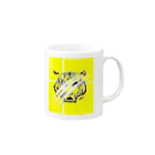 毒舌熊 本音クマ＠LINEスタンプのyel_tiger_mag Mug :right side of the handle