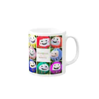  にこにこ堂のNICO NICO DARUMA Mug :right side of the handle