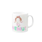 nahooooのNEMUI Mug :right side of the handle