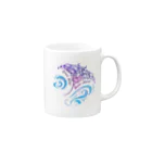 ma.le-hand〜持ち運べる海®〜ﾏﾚﾊﾝﾄﾞのオリジナルデザイン Mug :right side of the handle