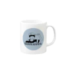 なべぼだの鍋ボーダーくん Mug :right side of the handle