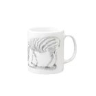 color+lifeのTypography zebra Mug :right side of the handle