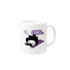 HitoyamのGajiおじさん【OMG】マグカップ Mug :right side of the handle